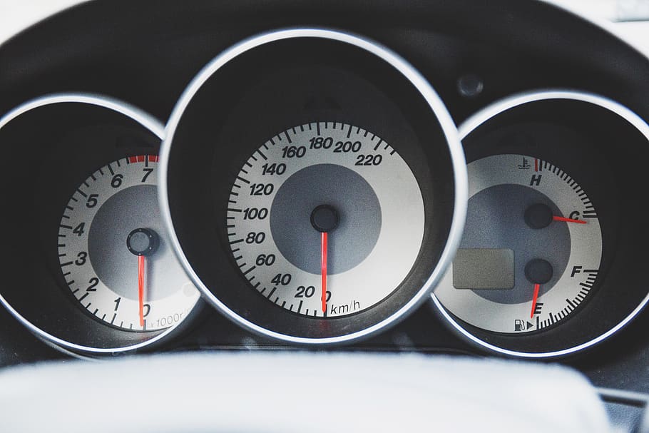 car, dashboard, speedometer, tachometer, gauges, instrument of measurement HD wallpaper