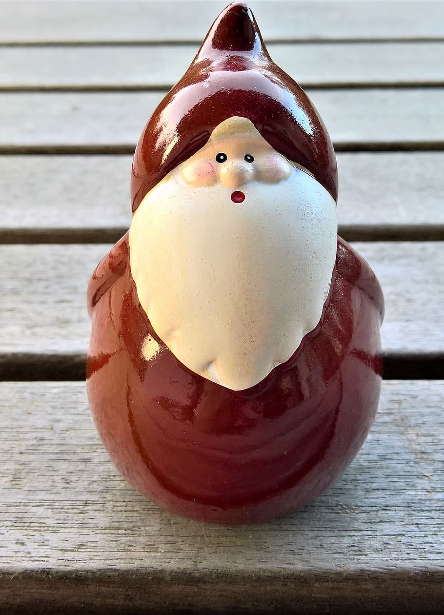 santa claus, nicholas, imp, advent, ceramic figures, white beard HD wallpaper