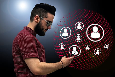 friends, structure, internet, network, contact, social, social network HD wallpaper