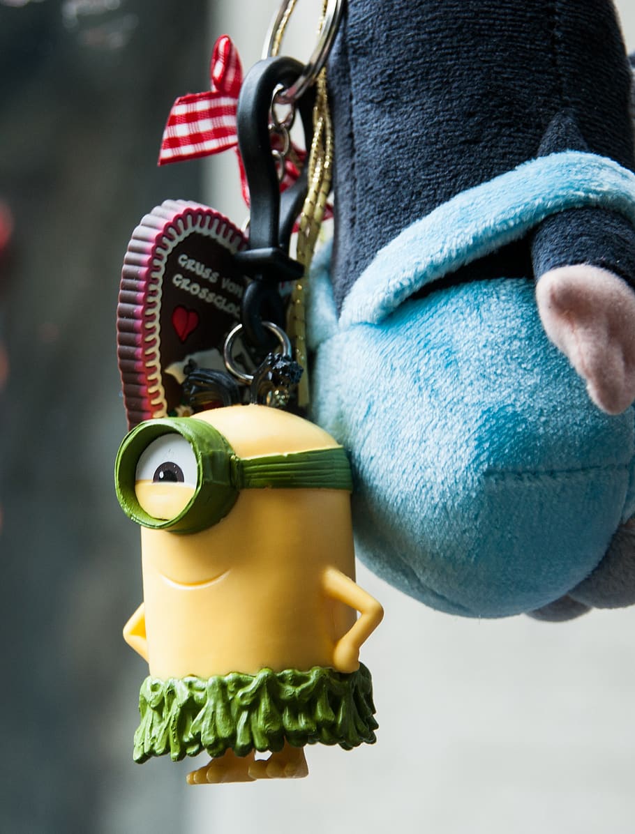 minion, trailers, pixar, representation, close-up, toy, focus on foreground HD wallpaper