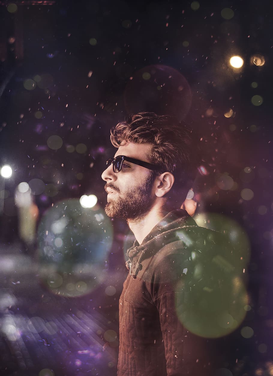 neon, light, cry, one person, young men, young adult, real people HD wallpaper