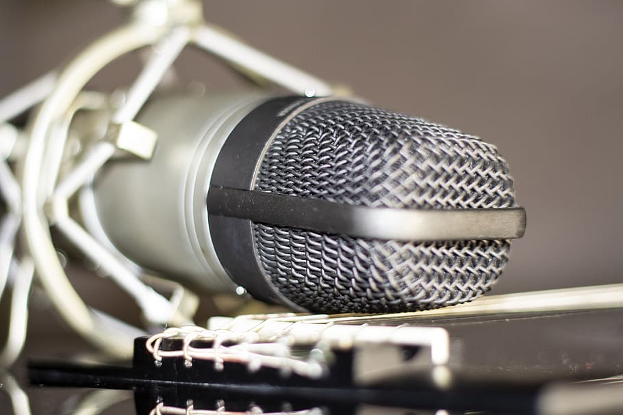 microphone, vocal, music, sound, equipment, input device, technology, HD wallpaper
