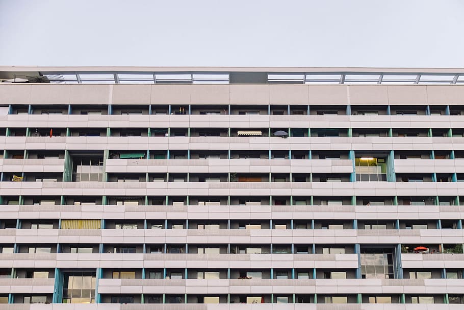 dresden, dresden mitte, building, monotonous, block, building exterior, HD wallpaper
