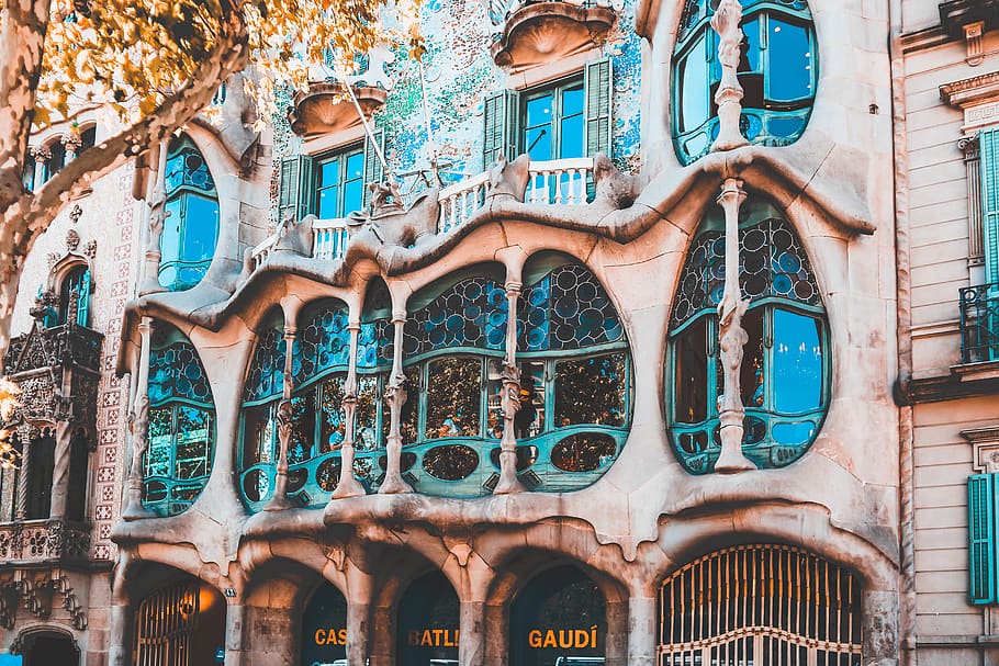 brown painted building, building exterior, built structure, architecture HD wallpaper