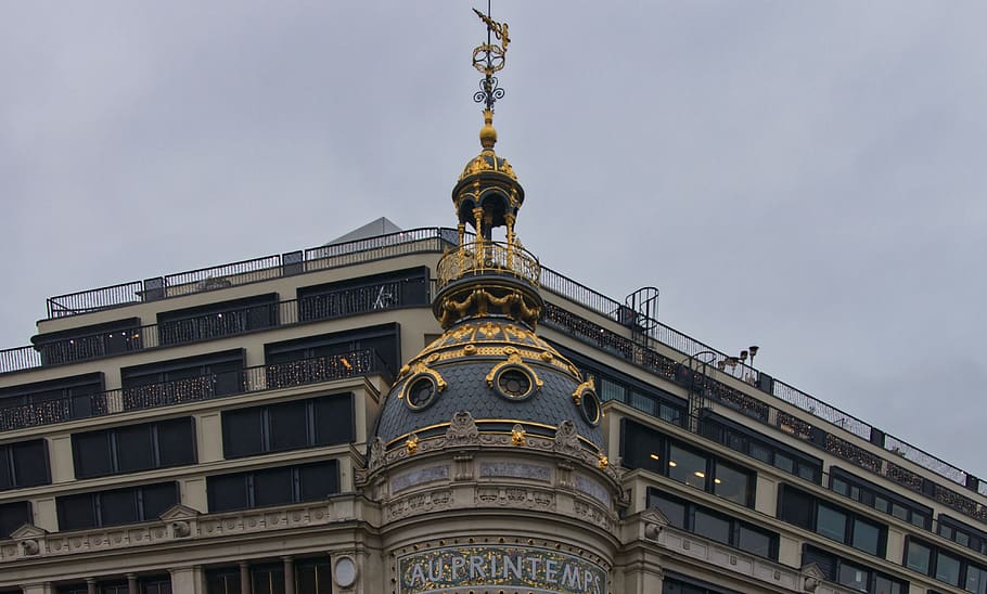 building, architecture, tower, spire, steeple, paris, france HD wallpaper