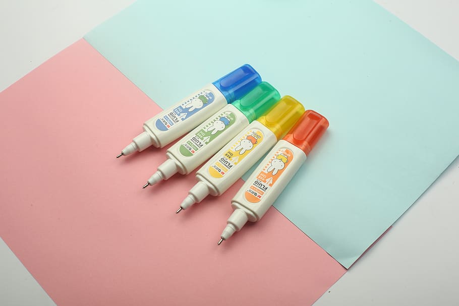 correction fluid, modify, chenguang, miffy, small fresh, stationery, HD wallpaper