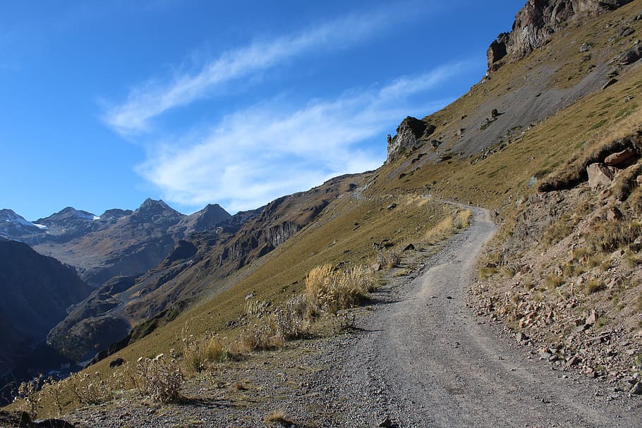 mountains, height, landscape, panorama, up, climbing, the caucasus HD wallpaper