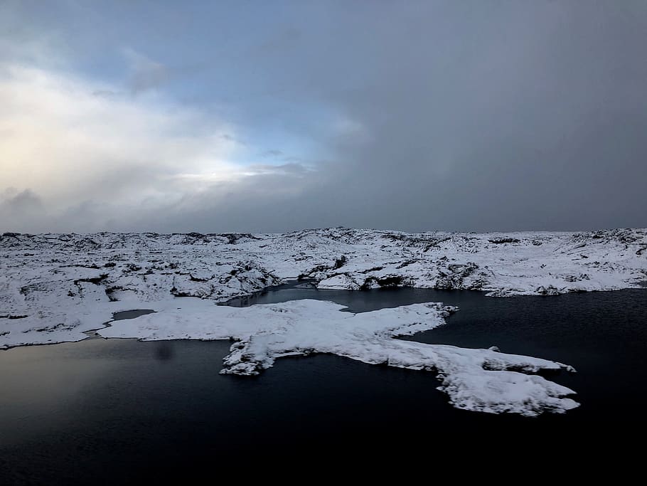 ice berg, nature, outdoors, mountain, snow, scenery, glacier HD wallpaper