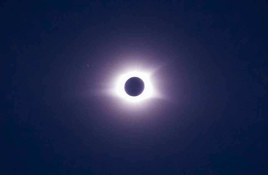 united states, robbinsville, moon, eclipse, space, lunar, sun HD wallpaper