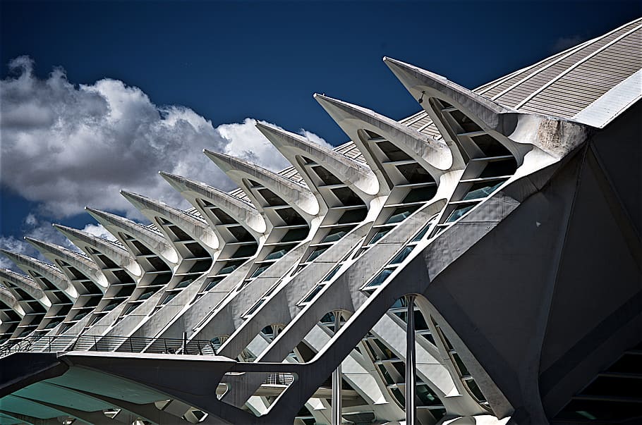 spain, valencia, building, architecture, engineering, built structure HD wallpaper