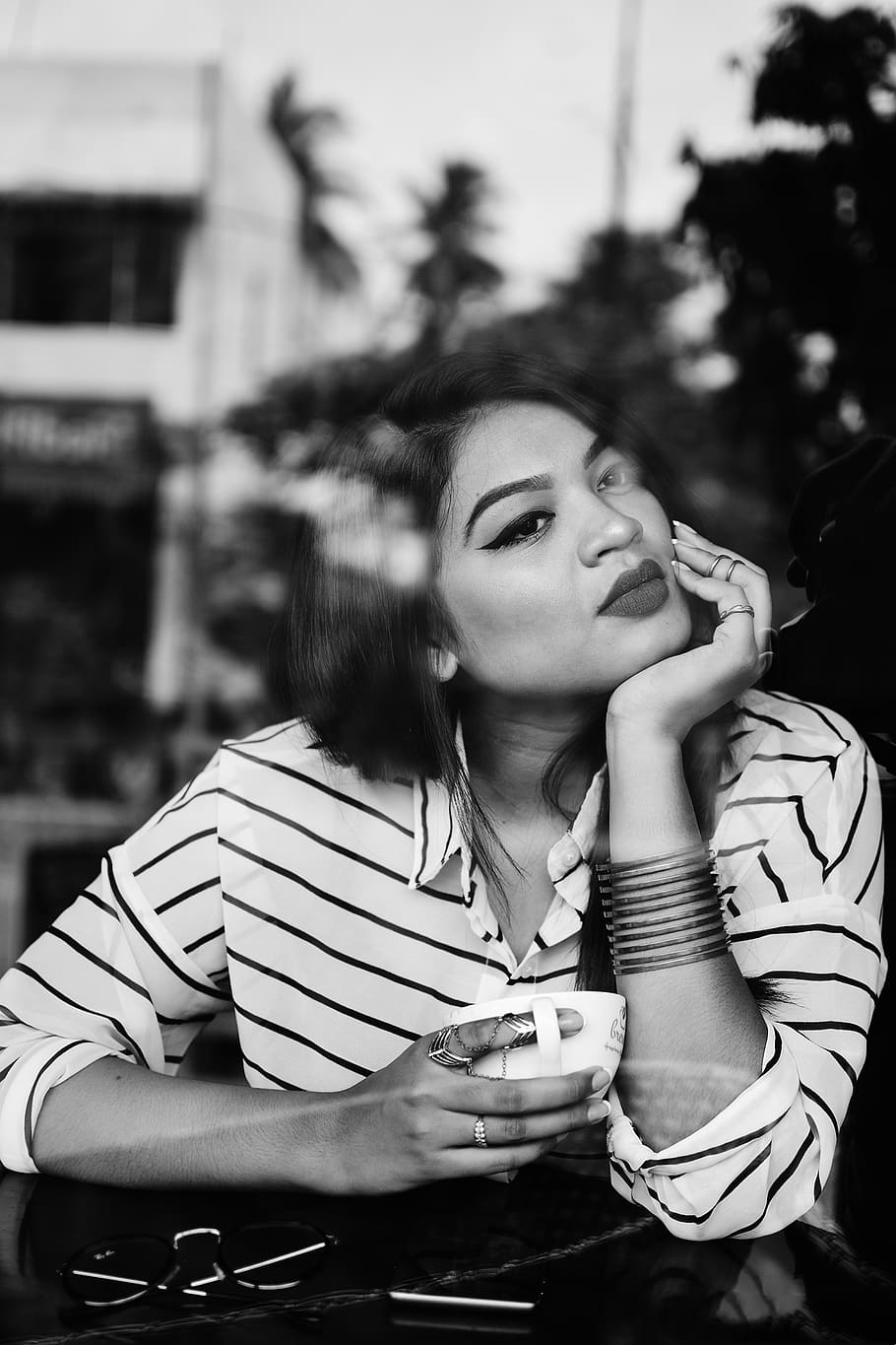 portrait, real people, lifestyles, coffee cup, coffee - drink HD wallpaper