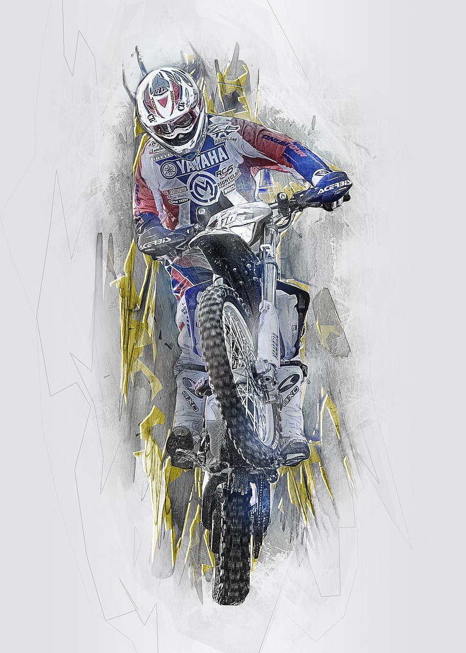 dirt bike, motocross, motorcycle, extreme, sport, motorbike, HD wallpaper