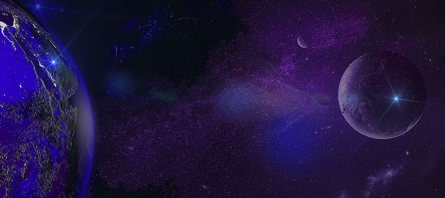 planet earth, 3d, render planet, world, star - space, night HD wallpaper
