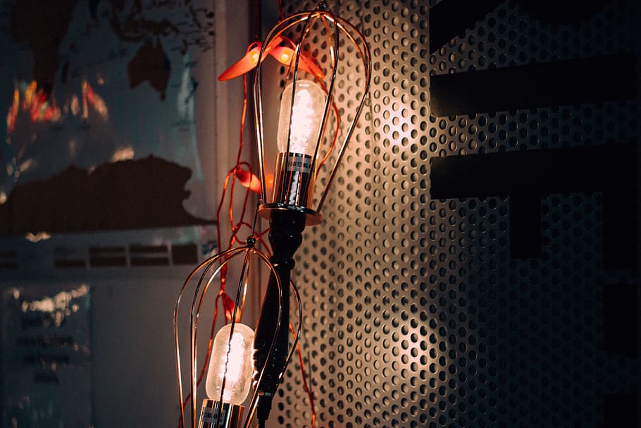 light, bulb, retro, vintage, indoors, illuminated, no people HD wallpaper