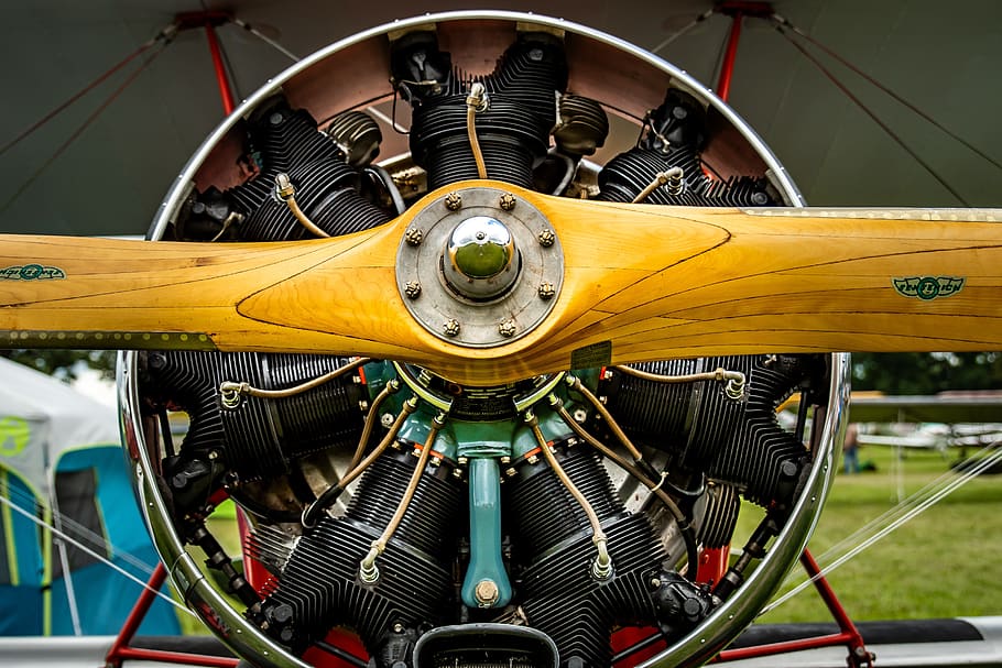 biplane, aviation, vintage, fly, aircraft, propeller, classic