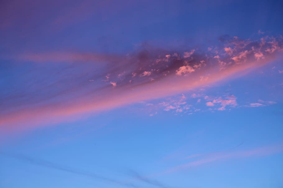 united states, lost lake, clouds, pink, sunset, sky, blue, cloud - sky