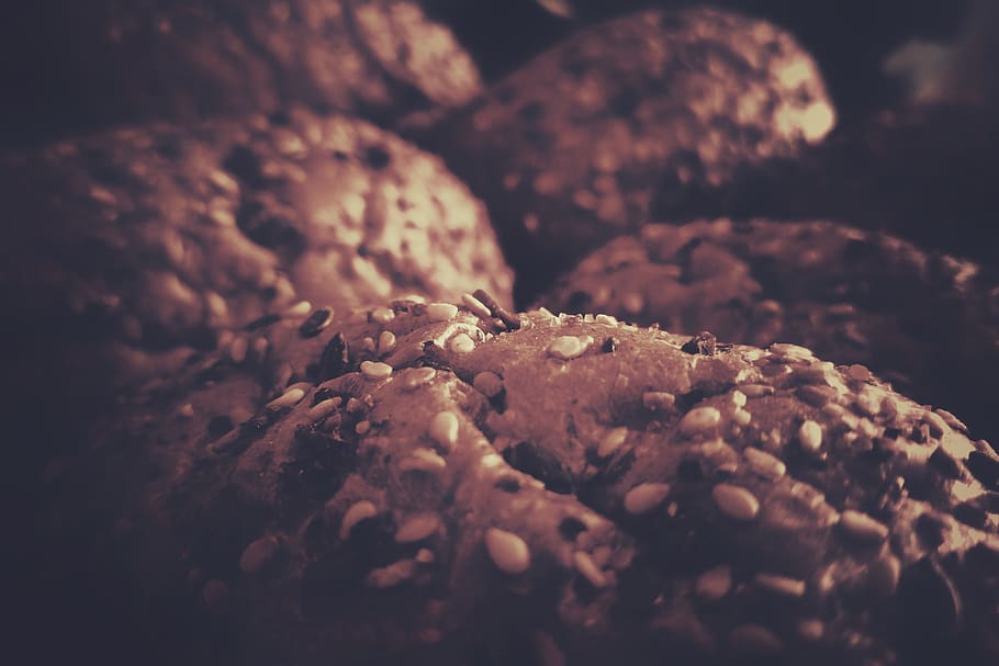 food, bread, bread basket, brown, bakery, baking, vintage, view HD wallpaper
