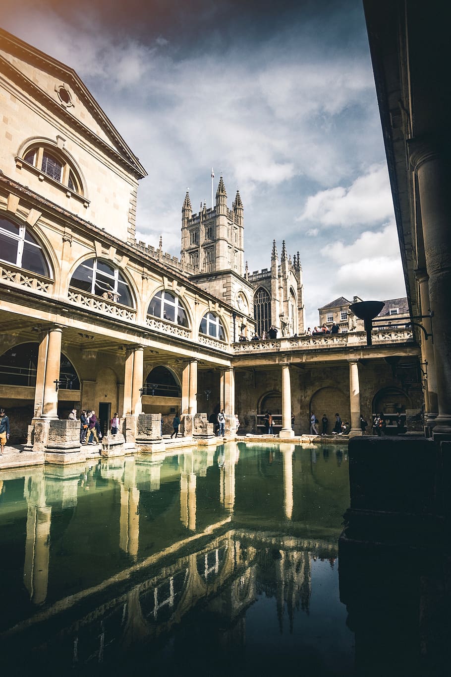 Roman Baths, England, built structure, architecture, building exterior HD wallpaper