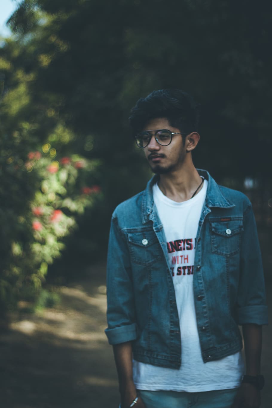 jacket, coat, clothing, apparel, person, human, glasses, accessories HD wallpaper