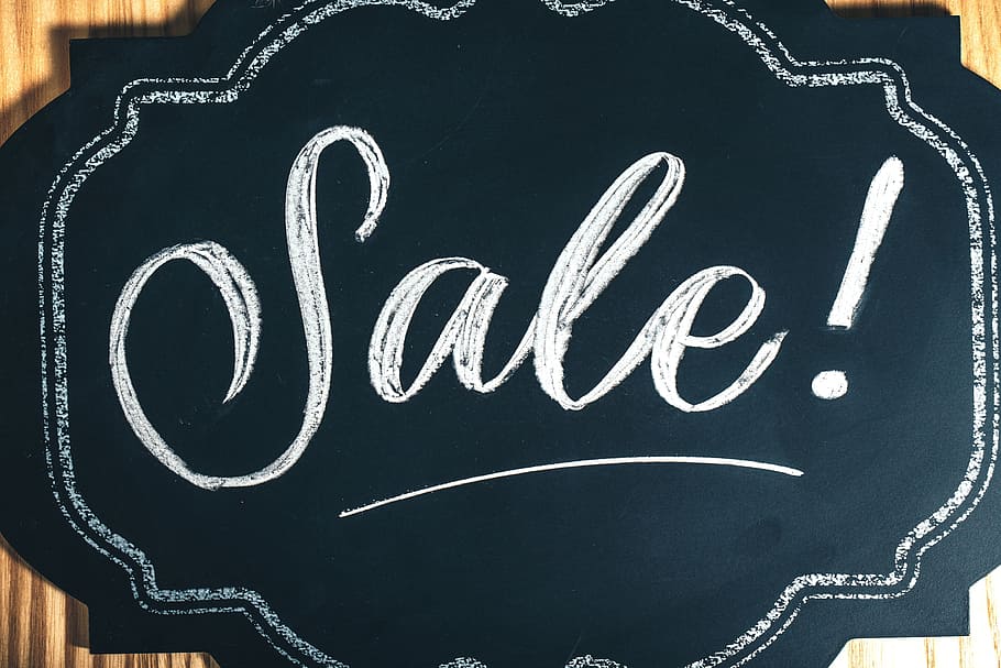 Sale Sign In Chalk Photo, Flatlay, Black Friday Cyber Monday, HD wallpaper