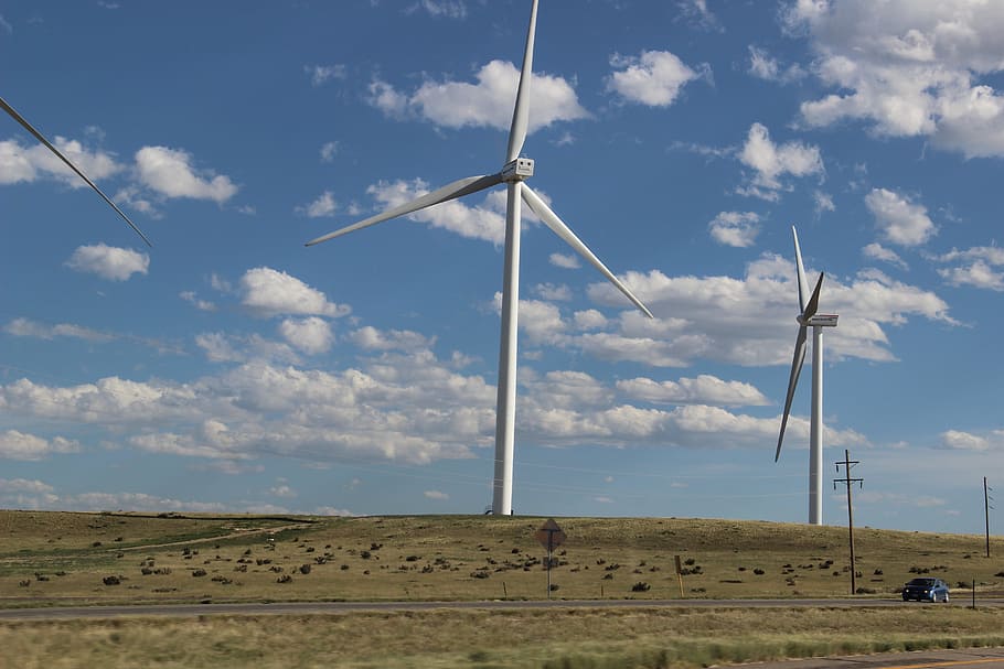 windmill, machine, wind turbine, electricity, energy, wind farm HD wallpaper