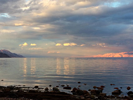 beach, dahab, egypt, cloud - sky, water, beauty in nature, scenics - nature HD wallpaper