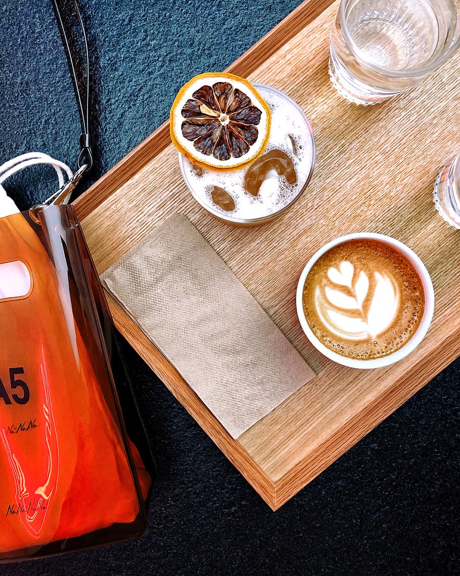 clear drinking glass on tabletop, coffee, food and drink, still life HD wallpaper