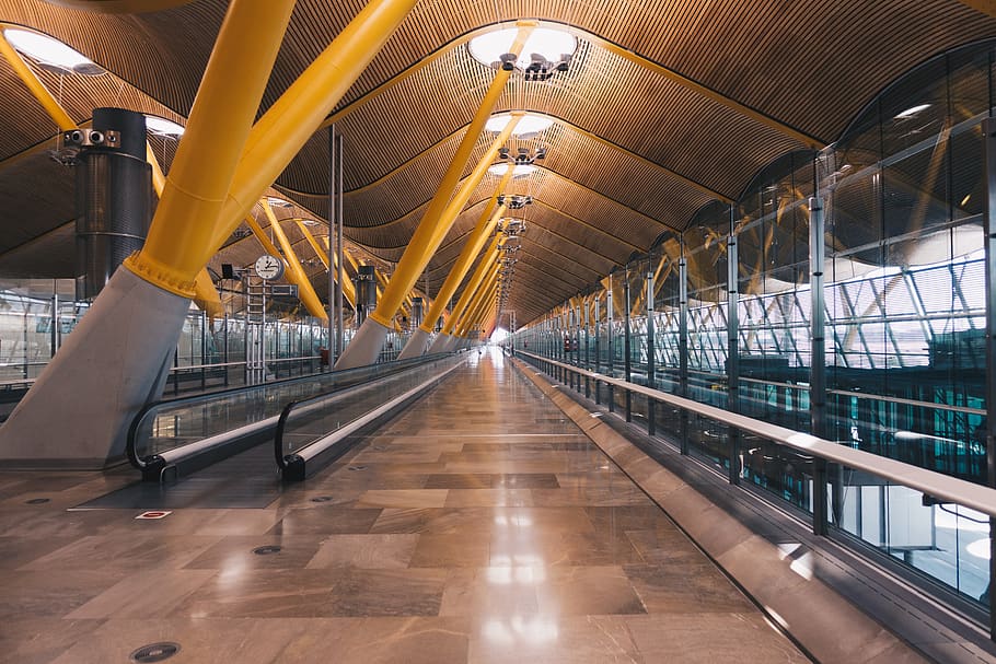 waiting, fly, building, modern, wood, metal, glass, architecture HD wallpaper