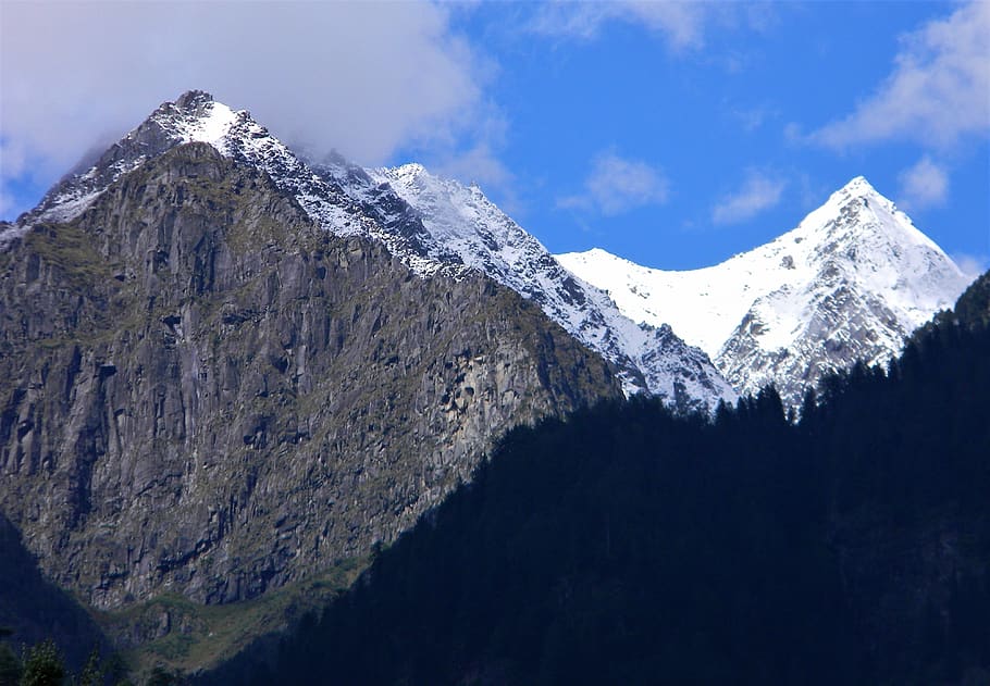 nature, snow, mountain, scenics - nature, cold temperature HD wallpaper