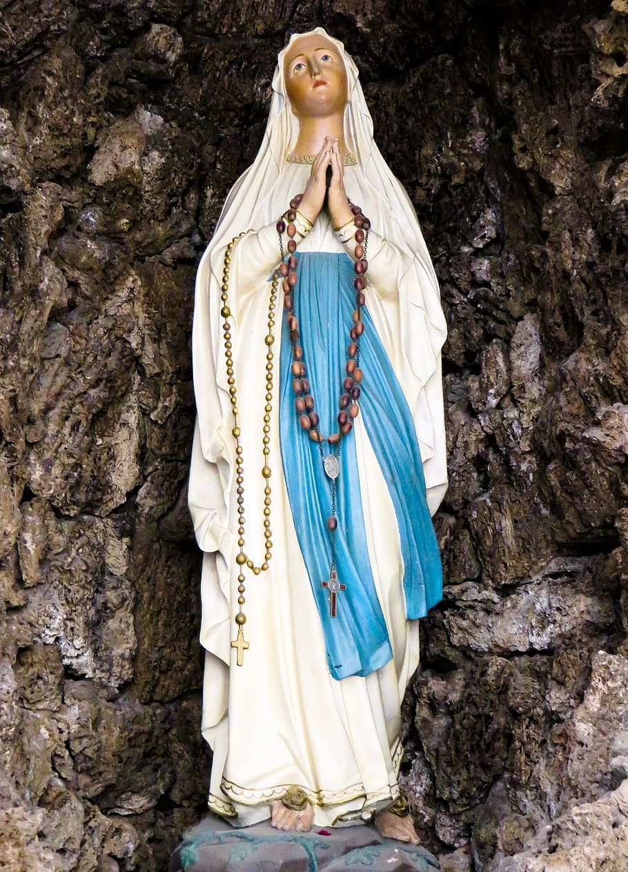 fig, figure, madonna, object, sculpture, religious, statue HD wallpaper