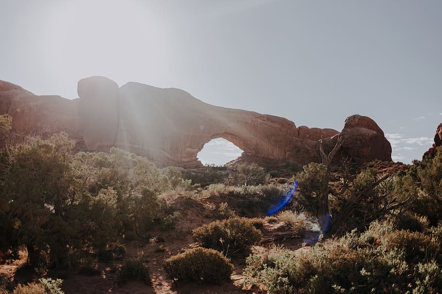 rocky mountain, united states, arches national park, sunlight HD wallpaper