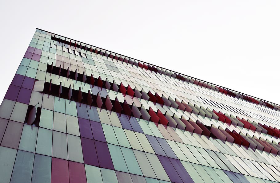 architecture, colors, low angle view, building exterior, built structure HD wallpaper