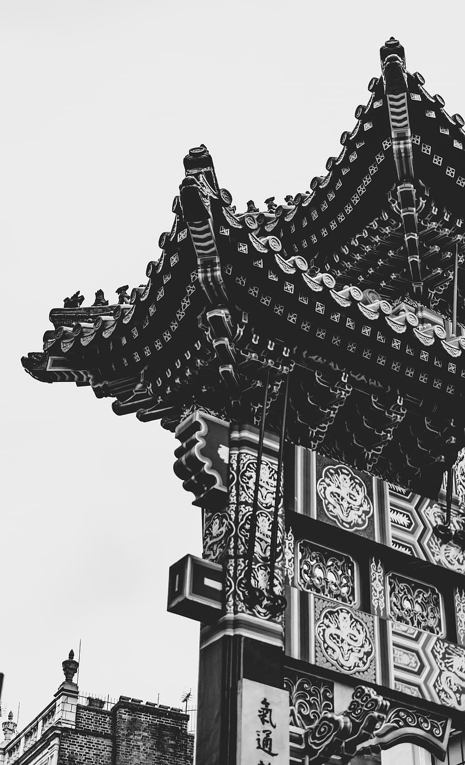 high-rise structure, building, architecture, tower, temple, shrine HD wallpaper