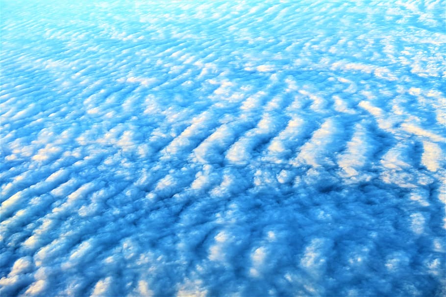 clouds, sky, atmosphere, nature, landscape, air, blue, solar HD wallpaper