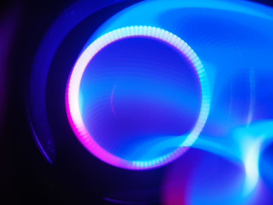 abstract, light, violet, blue, black, speed, background, cold HD wallpaper