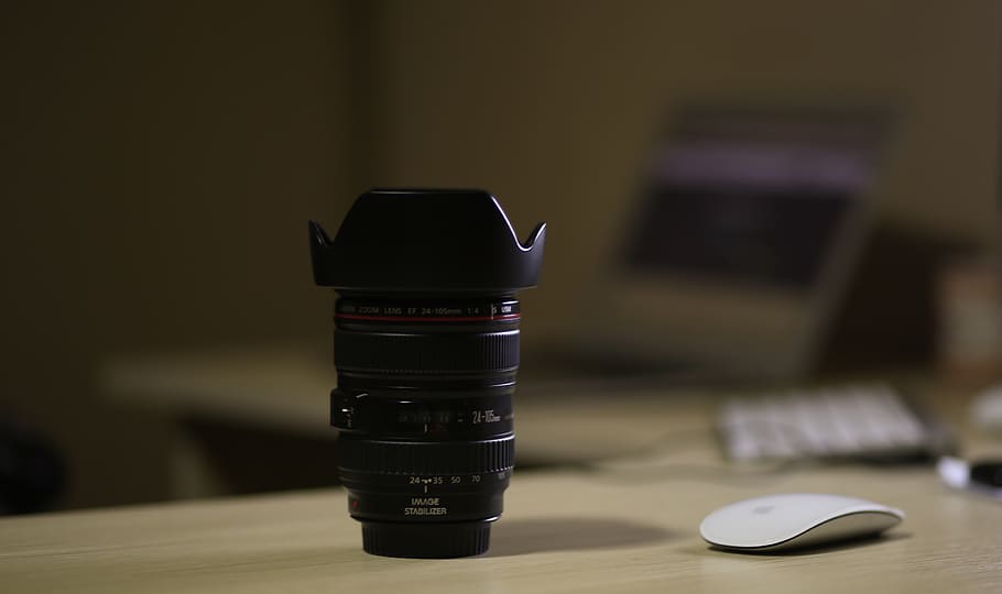 Black Dslr Camera Lens, blur, close-up, dark, focus, macro, shadow HD wallpaper