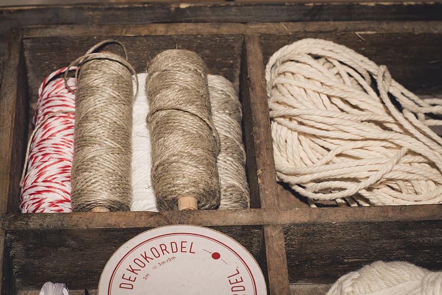 cord, wool, yarn, craft, hobby, creative, material, close up HD wallpaper