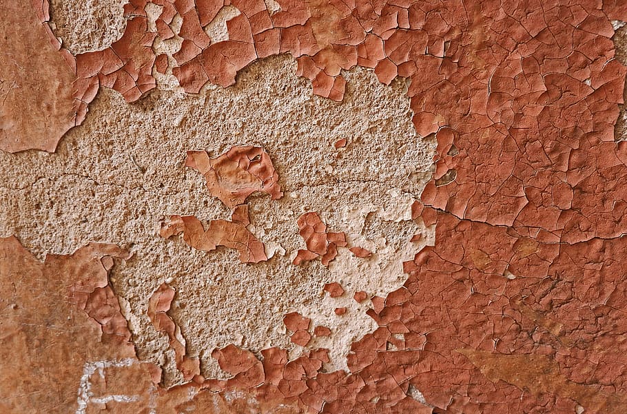 brown cracked paint on panel, textured, backgrounds, wall - building feature HD wallpaper