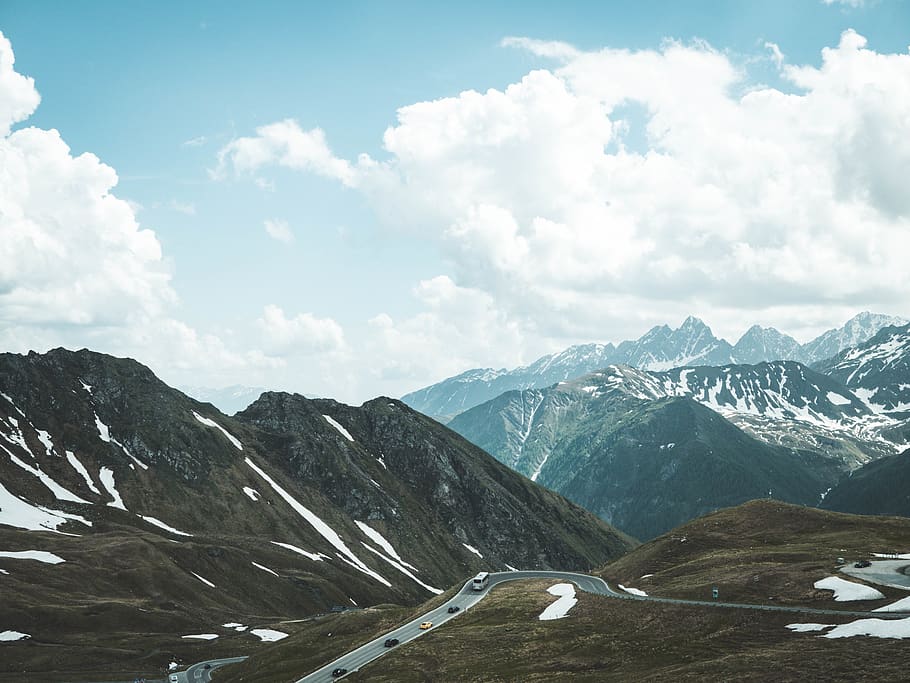 Landscape Photography of Mountains, adventure, alps, cold, daylight HD wallpaper
