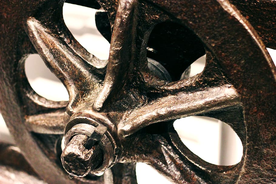 wheel, train, transportation, old, metal, steam, vintage, retro HD wallpaper