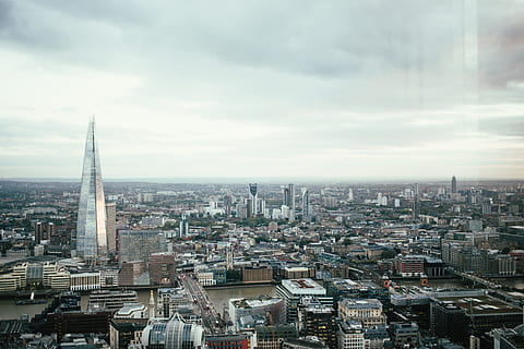 London skyline on an overcast day, Architecture, Bridge, British HD wallpaper