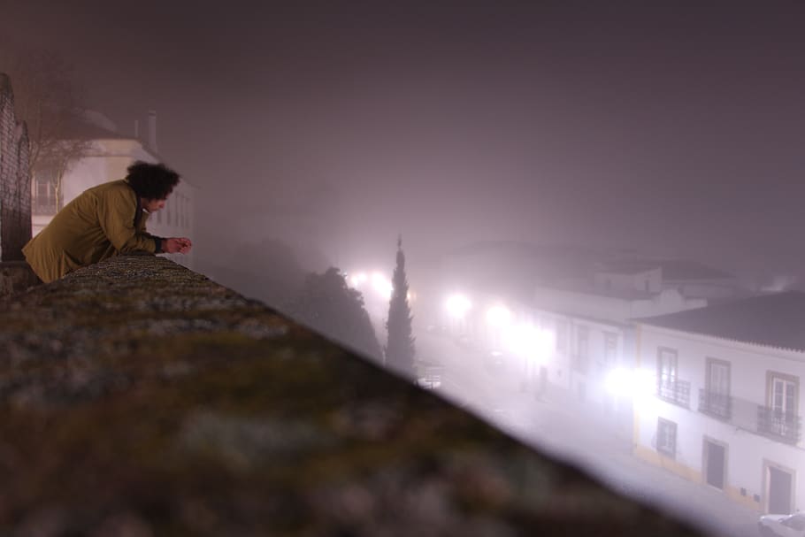 portugal, évora, one person, real people, side view, nature HD wallpaper