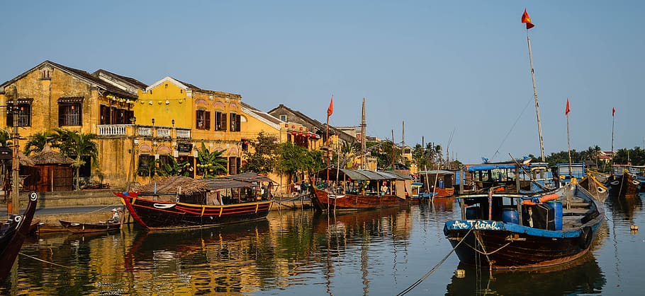 asia, southeast asia, beautiful, vietnam, boat, hoi an, colours, HD wallpaper