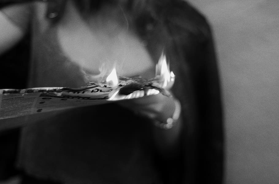 fire, flame, human, person, crystal, finger, female, bonfire HD wallpaper