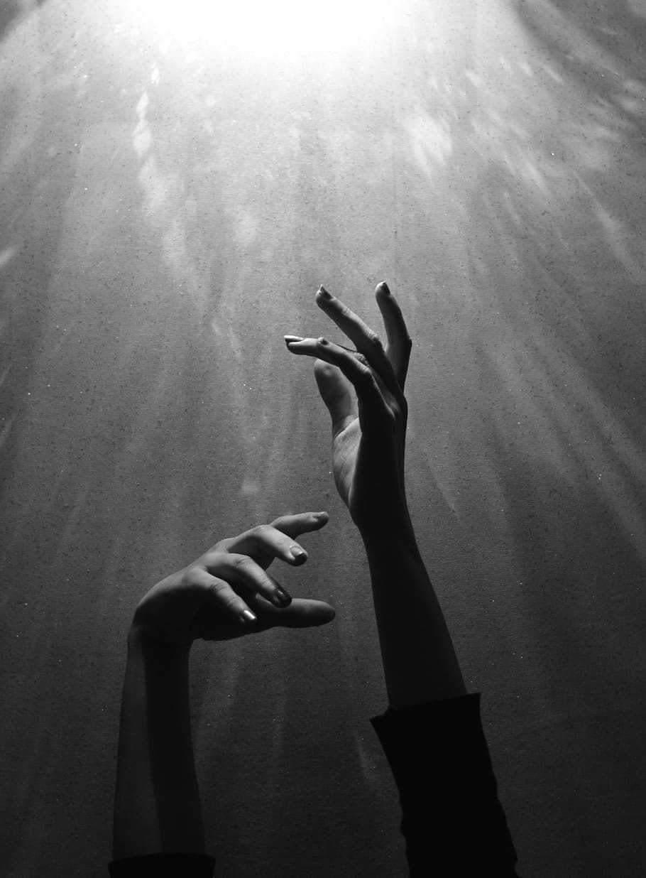 person raising both hands, finger, human, light, shape, shadow HD wallpaper