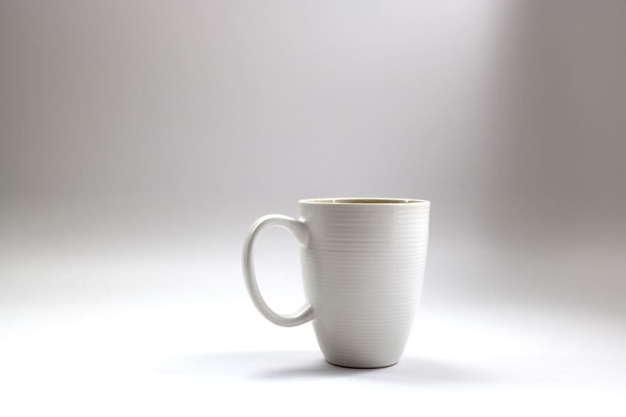 coffee, mug, drink, cup, handle, white, white background, beverage HD wallpaper