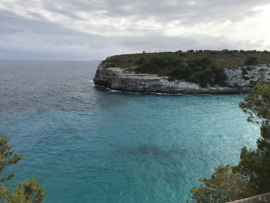 spanien, manacor, water, sea, sky, beauty in nature, cloud - sky HD wallpaper