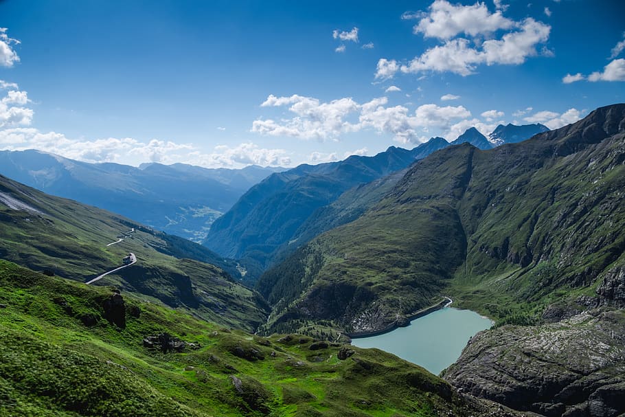 austria, stausee margaritze, view, road trip, pentax, grossglockner HD wallpaper