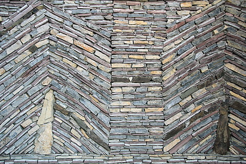 stone, wall, gray, grey, brick, slate, background, surface HD wallpaper