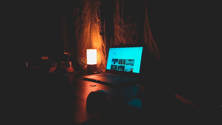 HD wallpaper: technology, art, design, laptop, work, desk, setup, aesthetic  | Wallpaper Flare